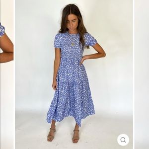 Floral smocked dress